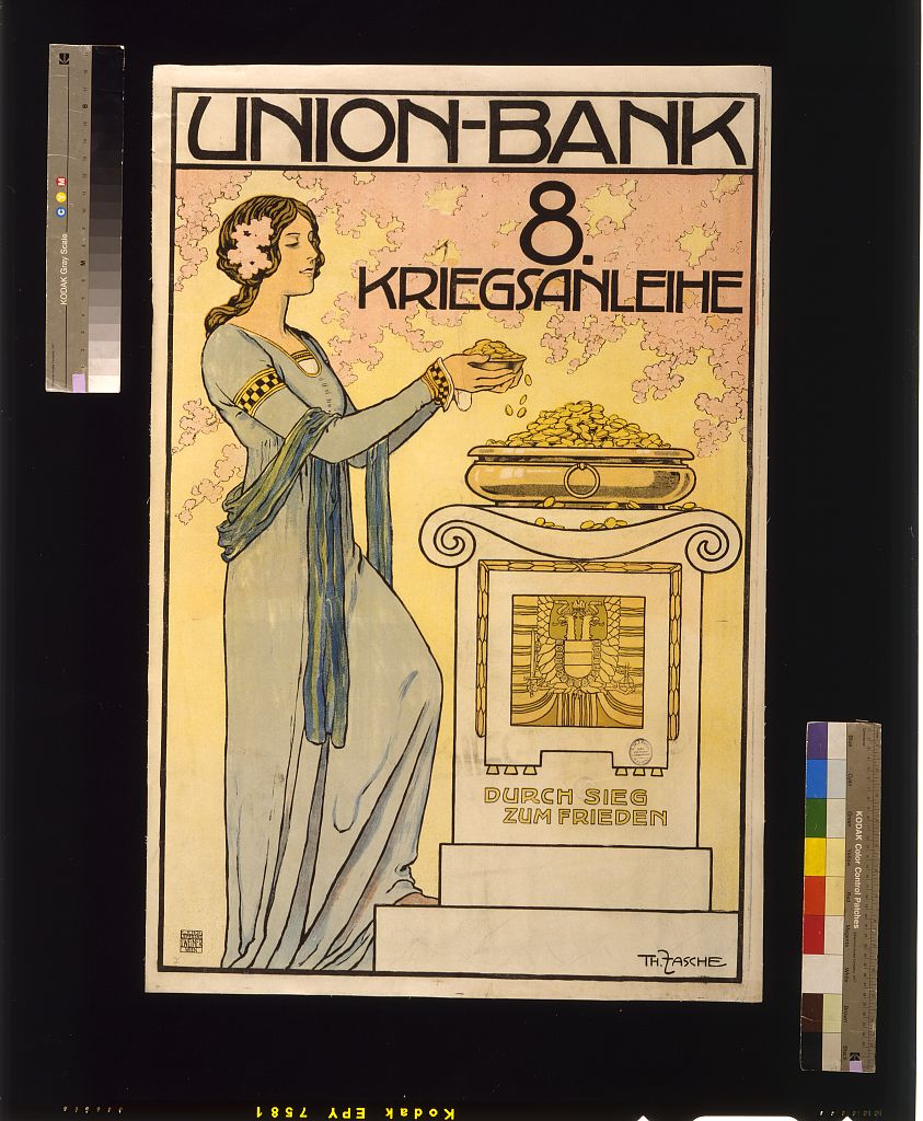 A picture of Union-bank, 8. Kriegsanleihe; durch Sieg zum Frieden