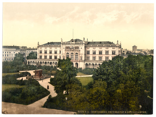 A picture of University and Royal Garden, Konigsberg, East Prussia, Germany (i.e., Kaliningrad, Kaliningradskai︠a︡ oblastʹ, Russia)