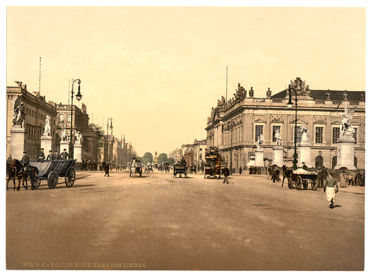 A picture of Unter den Linden from the Castle Bridge, Berlin, Germany