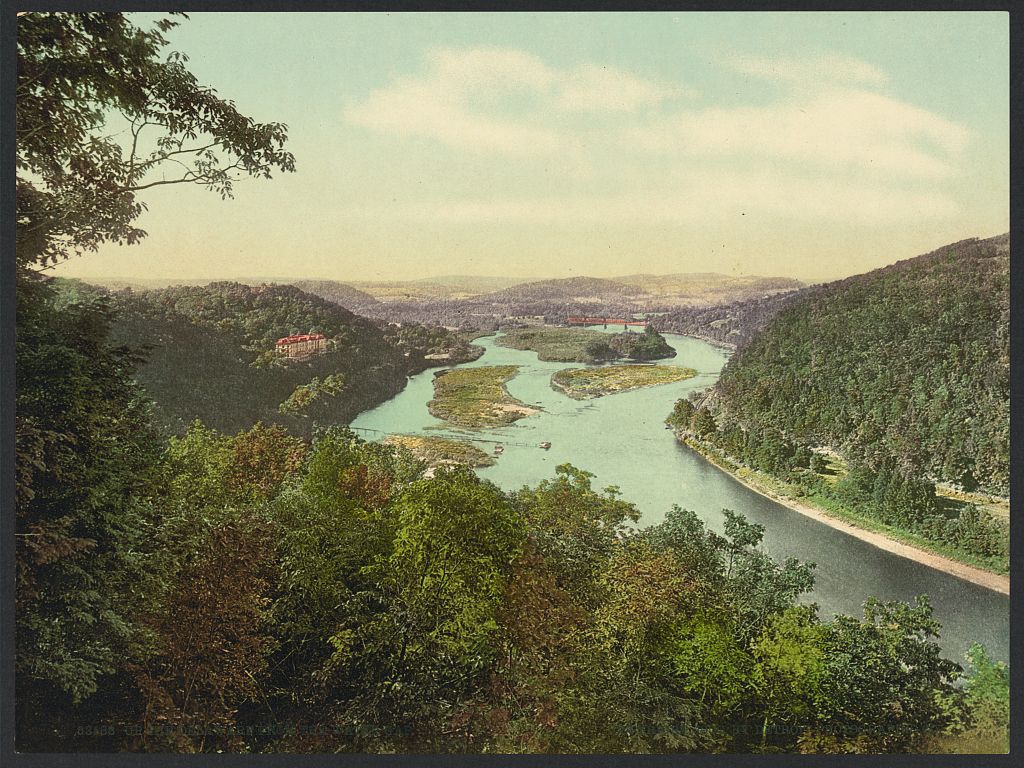 A picture of Up the Delaware from the Water Gap