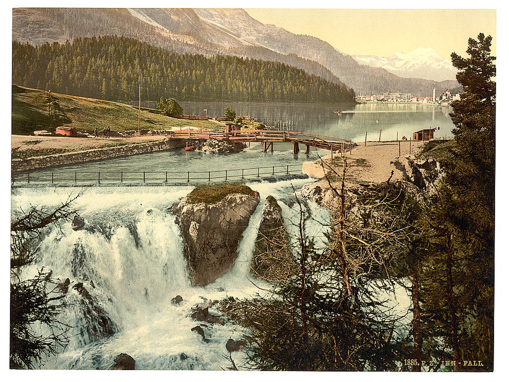 A picture of Upper Engadine, Falls of the Inn, Grisons, Switzerland