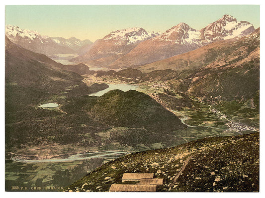 A picture of Upper Engadine, general view, Grisons, Switzerland