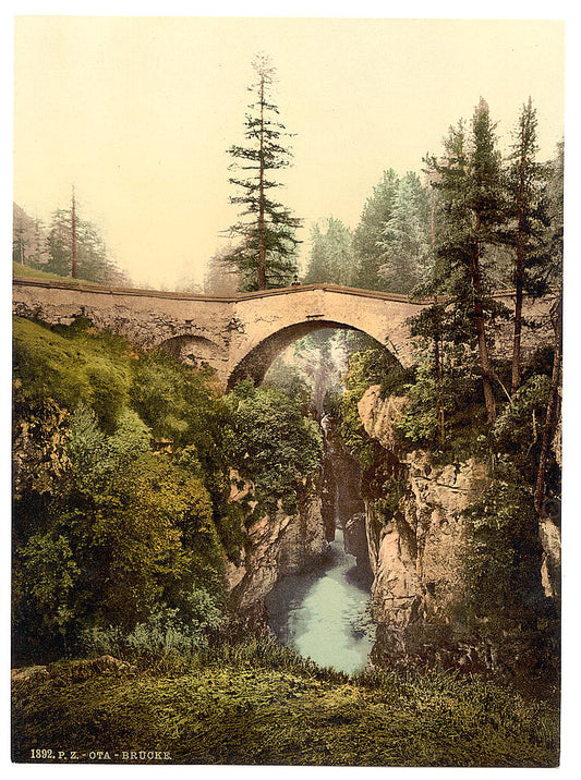 A picture of Upper Engadine, Ota Bridge, Grisons, Switzerland