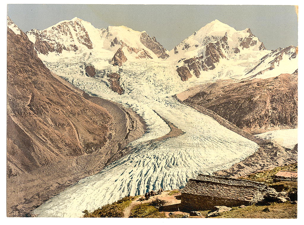 A picture of Upper Engadine, Roseg Glacier and Alp Ota, Grisons, Switzerland