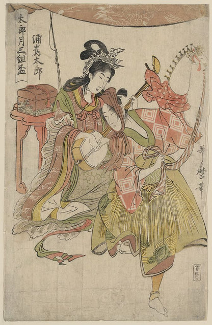 A picture of Urashima tarō