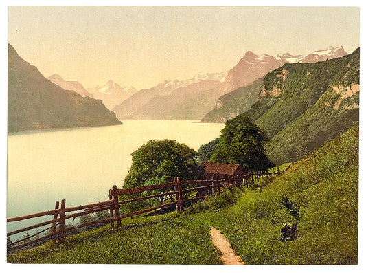 A picture of Urnersee, general view, Lake Lucerne, Switzerland