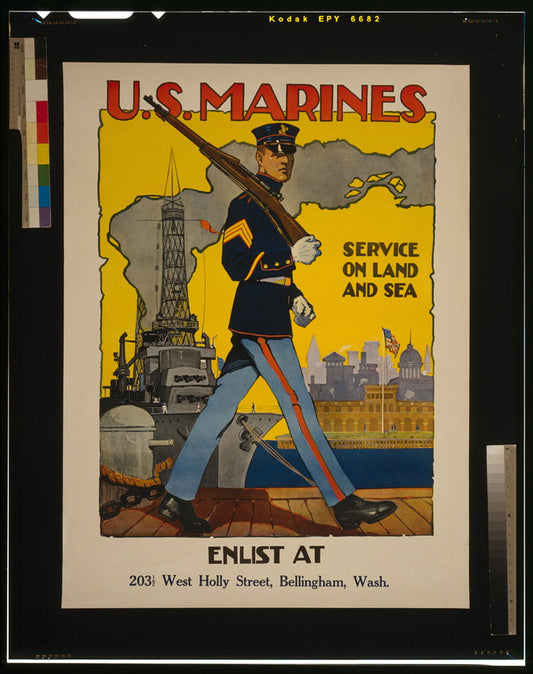 A picture of U.S. Marine Corps - Service on land and sea