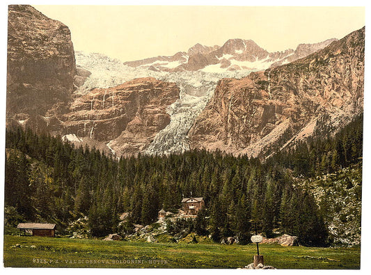 A picture of Val di Genova, Bolognini Hut, Tyrol, Austro-Hungary