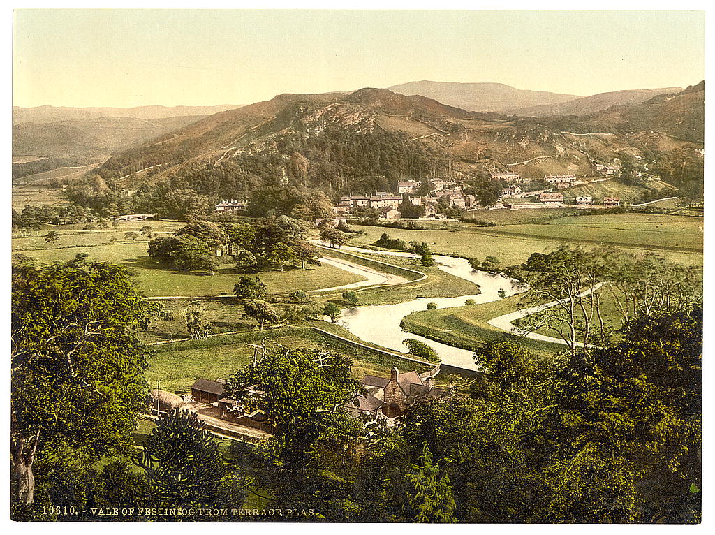 A picture of Vale of Festiniog from Terrace Plas, Festiniog i.e. Ffestiniog, Wales