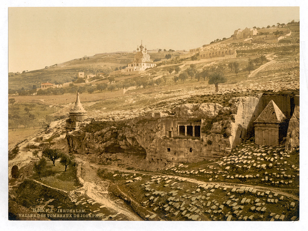 A picture of Valley of the Tombs of Jehoshaphat, Jerusalem, Holy Land