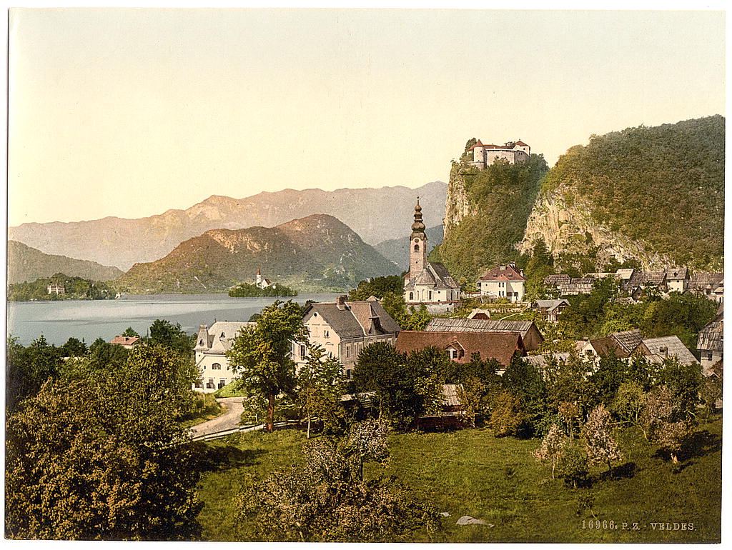 A picture of Veldes, general view, Carniola, Austro-Hungary