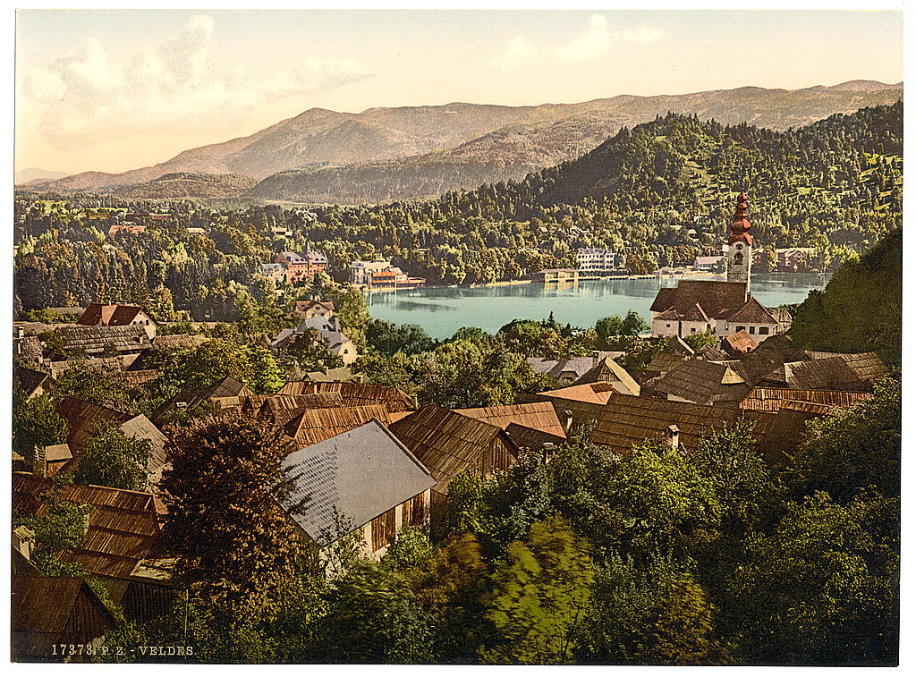 A picture of Veldes, general view, Carniola, Austro-Hungary