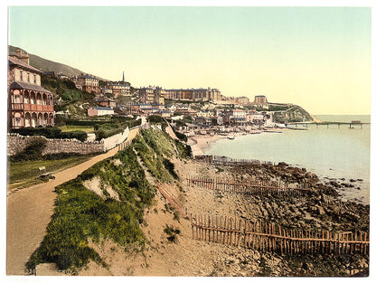 A picture of Ventnor, from West Cliff, Isle of Wight, England