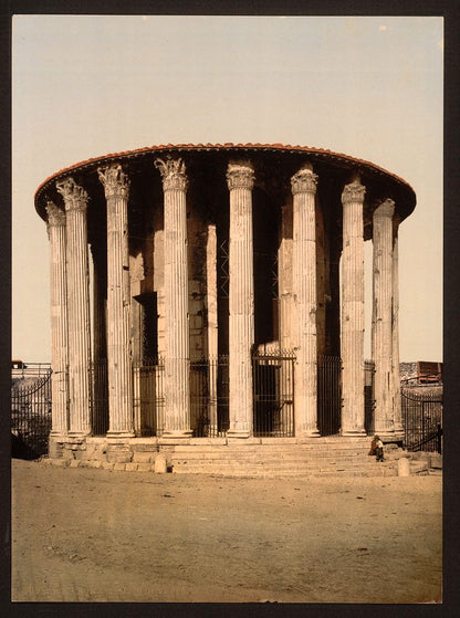 A picture of Vesta's Temple, Rome, Italy