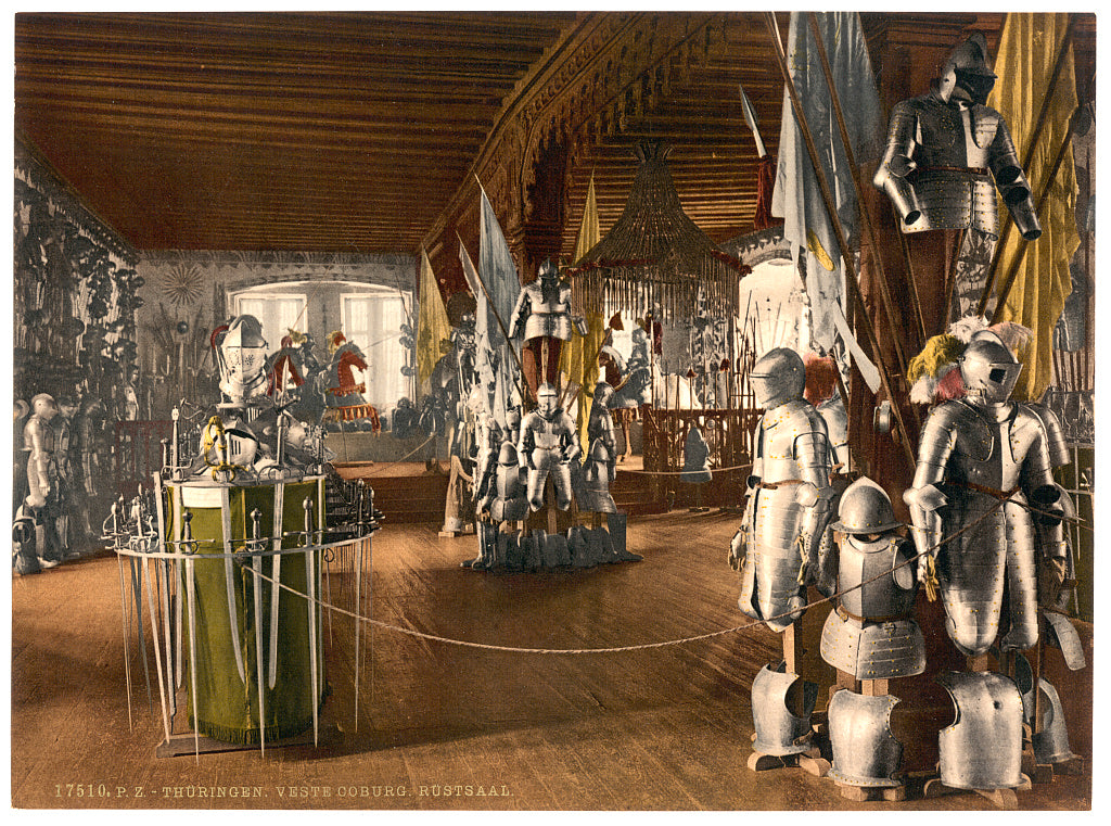 A picture of Veste Coburg Rostsaal (i.e., Rüstsaal), Thuringia, Germany