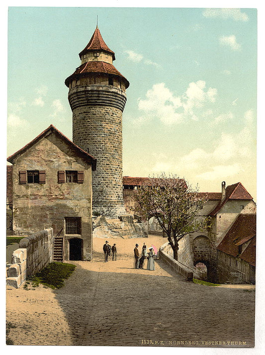 A picture of Vestner Tower, Nuremberg, Bavaria, Germany