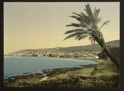 A picture of View from near foot of Mount Carmel, Chaifa, (i.e., Haifa, Israel)