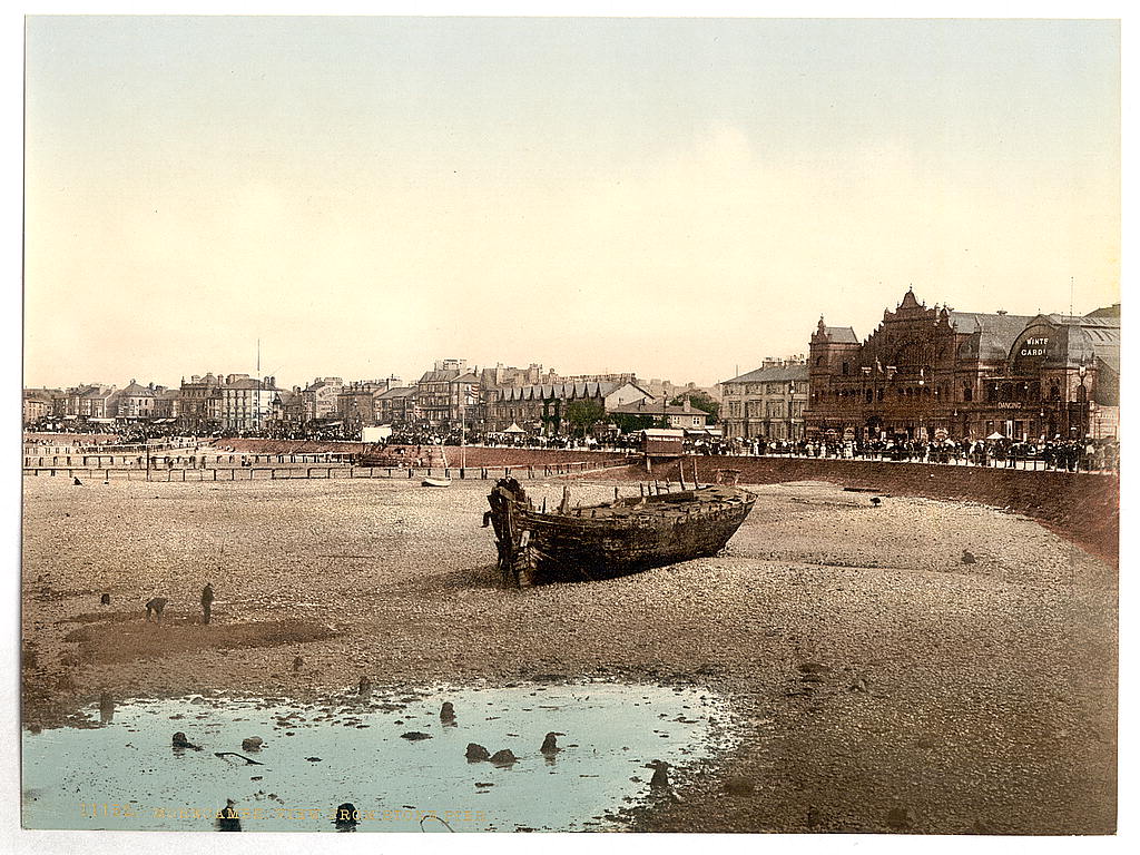 A picture of View from stone pier, Morecambe, England