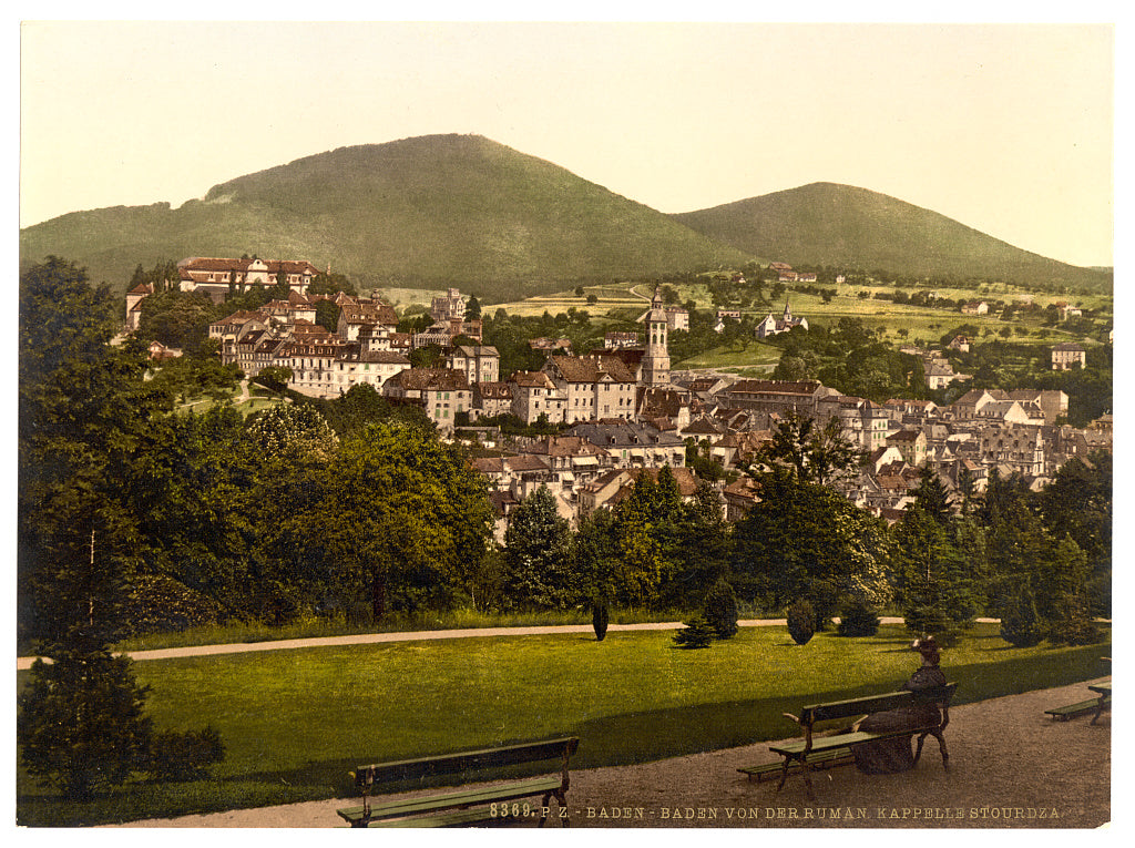 A picture of View from the Rumanian Chapel, Baden-Baden, Baden, Germany