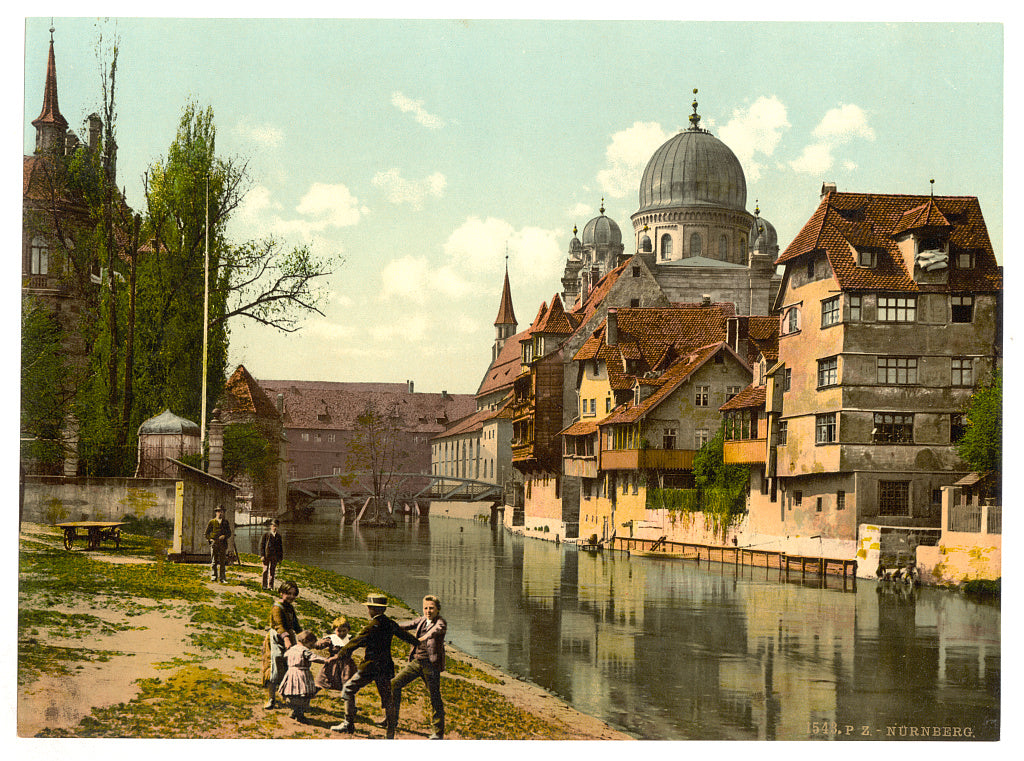 A picture of View from the Schutt Isle, Nuremberg, Bavaria, Germany