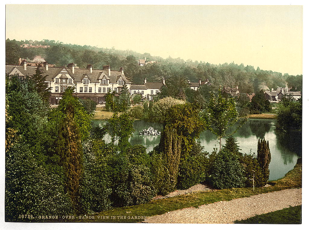 A picture of View in gardens, Grange-over-Sands, England