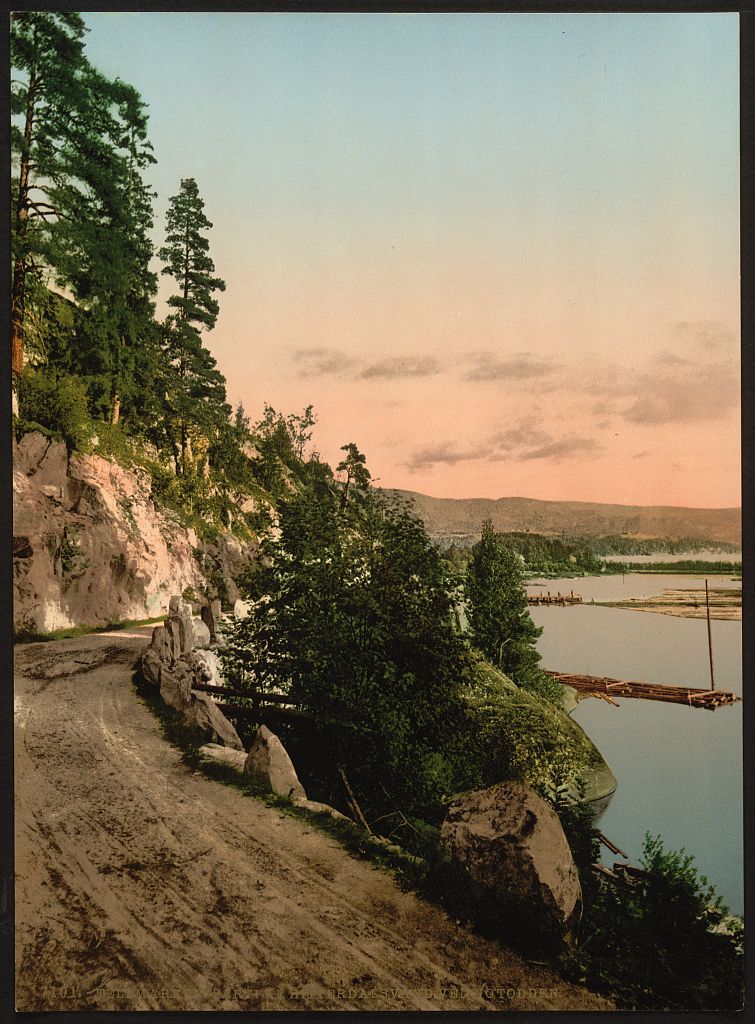 A picture of View of Hitterdals Lake, Notodden, Telemarken (i.e, Telemark), Norway