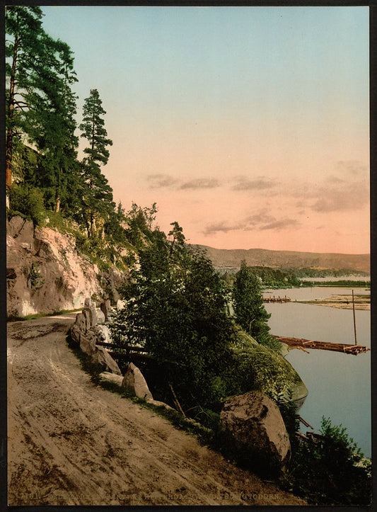 A picture of View of Hitterdals Lake, Notodden, Telemarken (i.e, Telemark), Norway