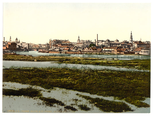 A picture of View of Old City, Posen, Germany (i.e., Poznań Poland)