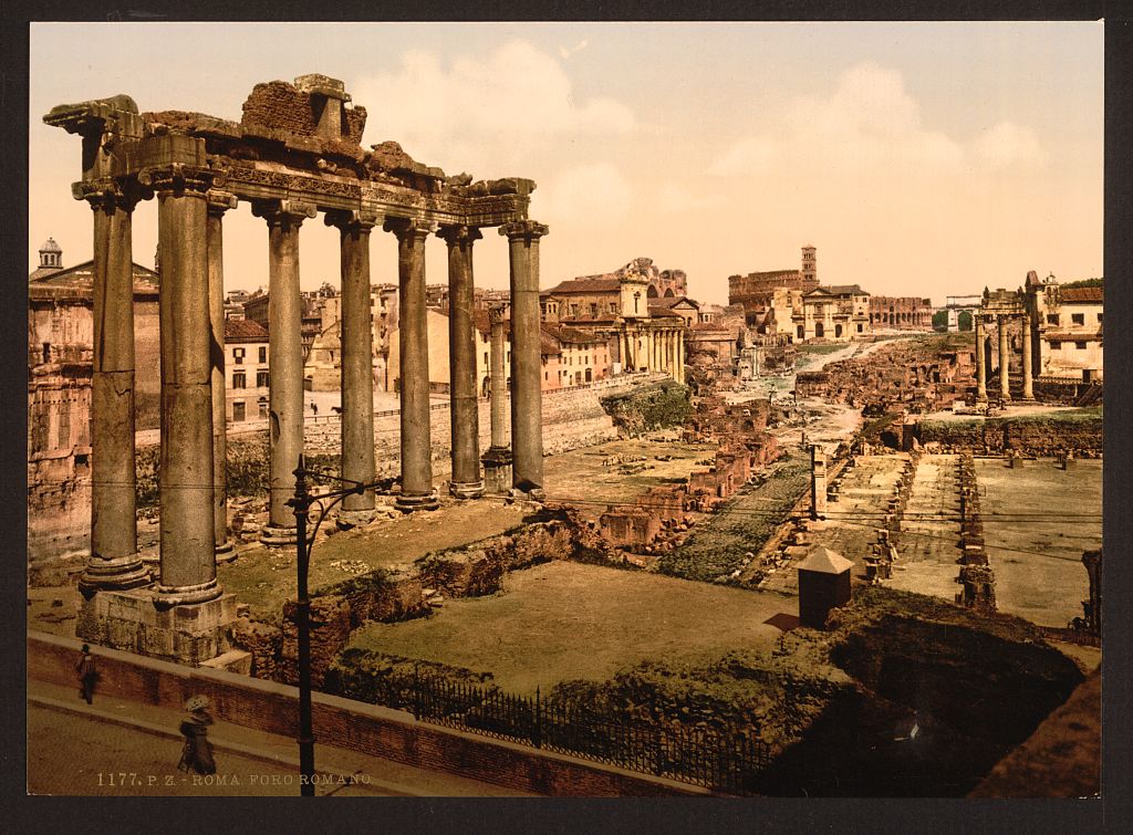 A picture of View of the Forum, Rome, Italy