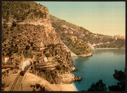 A picture of View on the road to La Turbie, Èze and St. Jean, Riviera