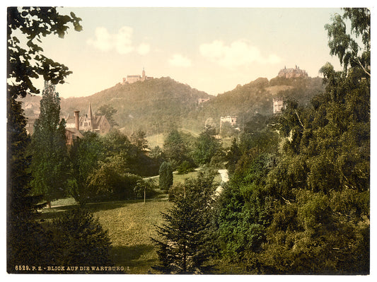 A picture of View on the Wartburg, I., Wartburg, Thuringia, Germany