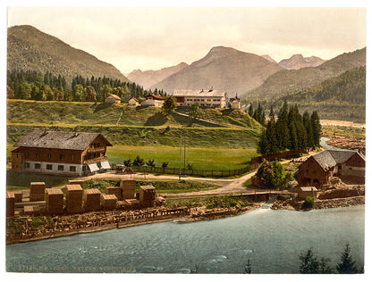 A picture of Vorderriss, general view, Upper Bavaria, Germany