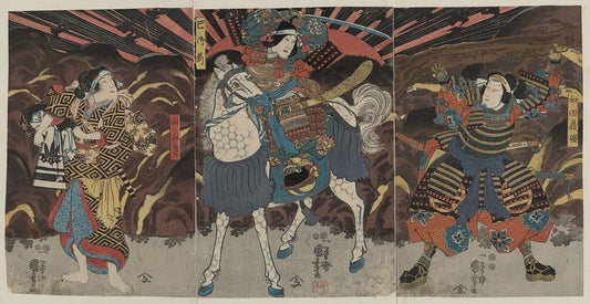 A picture of Wada yoshimori tomoe gozen yamabuki