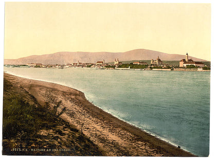 A picture of Waitzen, on the Donau (i.e., Danube )River, Tyrol, Austro-Hungary