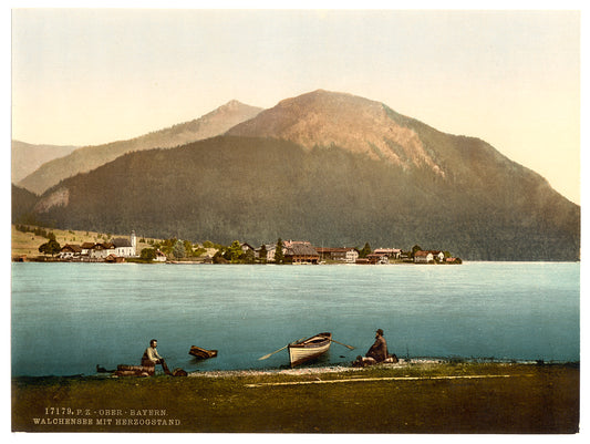 A picture of Walchensee with Herzogstand, Upper Bavaria, Germany