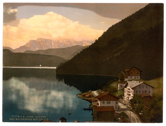 A picture of Walchensee with Urfeld, Upper Bavaria, Germany