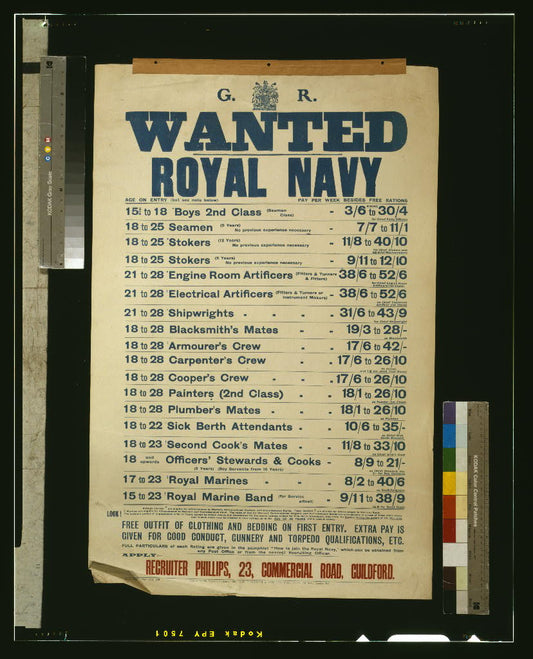 A picture of Wanted - Royal Navy