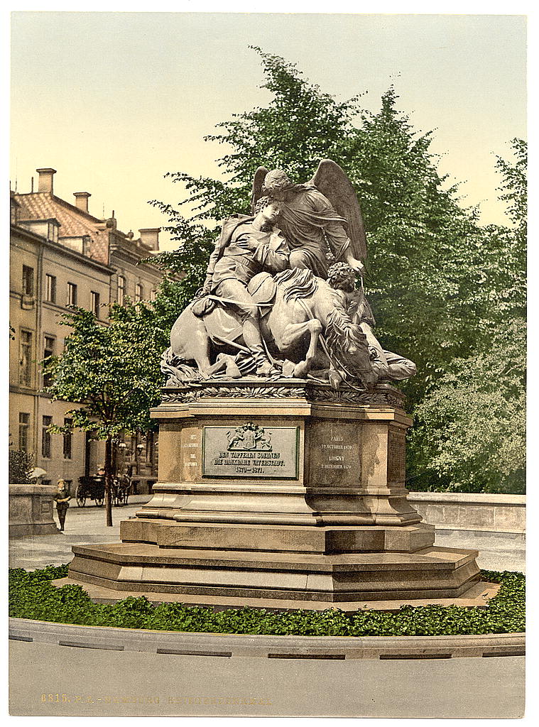 A picture of Warriors' Monument, 1870-71, Hamburg, Germany