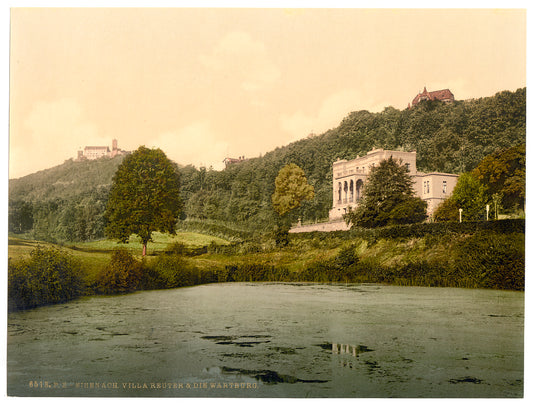 A picture of Wartburg and Villa Reuter, Thuringia, Germany