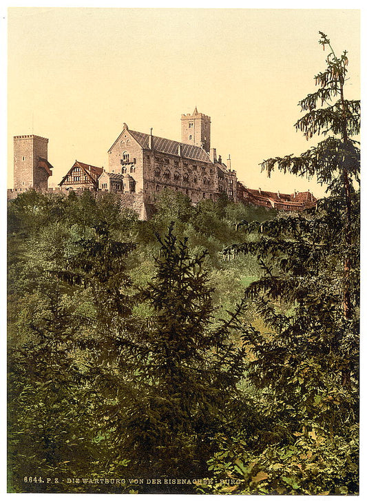 A picture of Wartburg, from Eisenach Castle, Thuringia, Germany