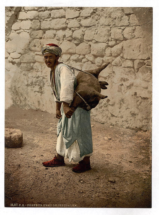 A picture of Water carrier of Jerusalem, Holy Land