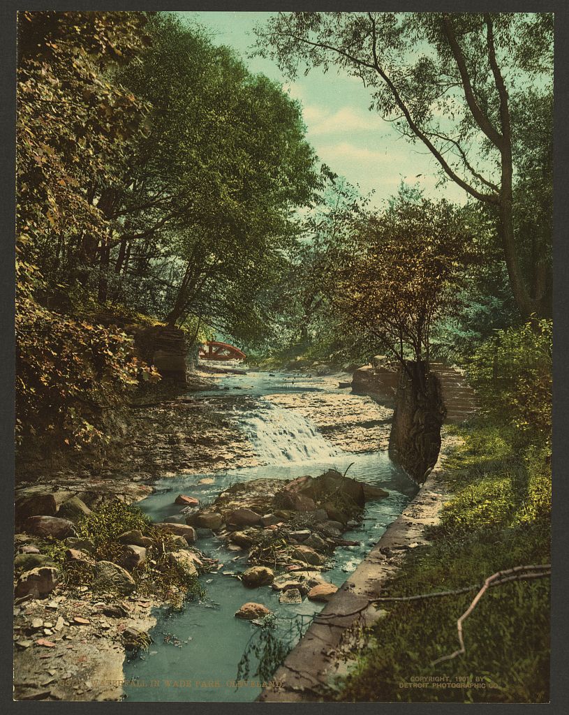 A picture of Waterfall in Wade Park, Cleveland