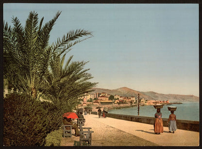 A picture of Waterfront promenade, San Remo, Riviera