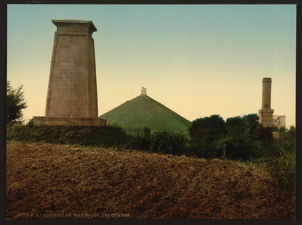 A picture of Waterloo, the tombs, Belgium