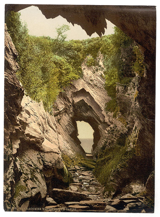 A picture of Watermouth caves, Ilfracombe, England