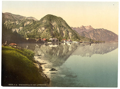 A picture of Weissenbach near Attersee, Upper Austria, Austro-Hungary