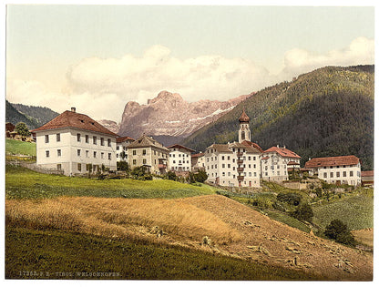 A picture of Welschnofen, general view, Tyrol, Austro-Hungary