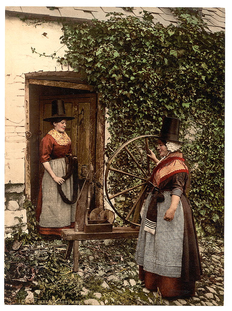 A picture of Welsh costumes, Wales