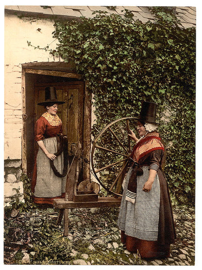 A picture of Welsh costumes, Wales