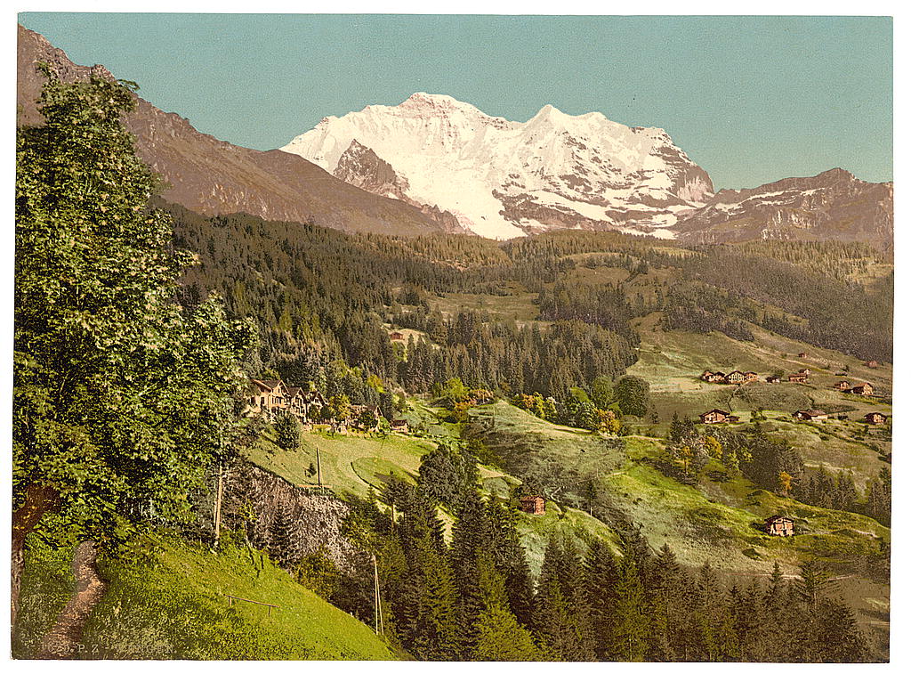 A picture of Wengen, Pension Lauerner and Jungfrau, Bernese Oberland, Switzerland